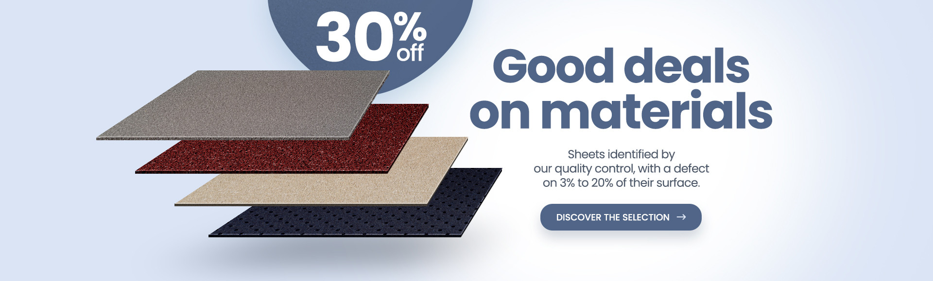 Good deals on material sheets